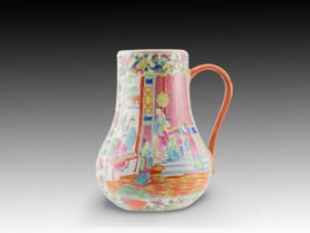 A Chinese Jiaqing Style Jug from the 19th-20th Century Height: Approximately 24.5cm Private collec