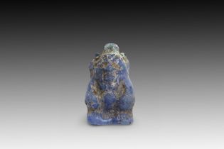 An Ancient Egyptian Glass Depicting the Figure of "Bes" Length: Approximately 3cm