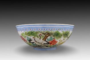 A Chinese Bowl made of Delicate Eggshell Porcelain. Private collector from Belgium