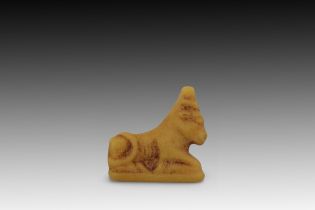 An Ancient Egyptian Stone Amulet Shaped as an Animal Height: Approximately 2.9cm
