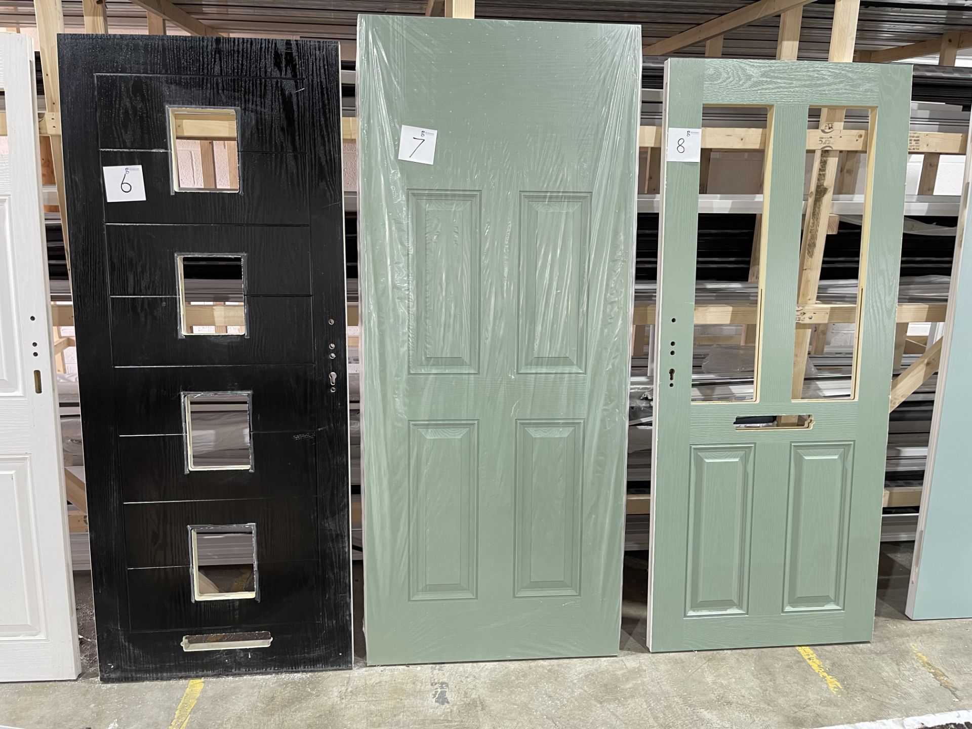 Pastel Green Composite Door Blank 840 x 2015