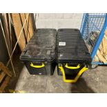 2 Wheeled Storage Boxes Capacity 160 Litres