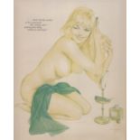 Alberto Vargas (1896-1982), a selection of seven pin-up Playboy prints, to include; ‘… And I