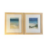 Wendy McBride (British, Contemporary) – Pair of limited edition prints to include; ‘Horizon I’ (