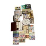 Large selection of cigarette and trade cards with some sleeved Players and Wills sets, many