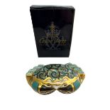 A Royal Crown Derby Cromer Crab limited edition paperweight. 21st anniversary gold stopper. Boxed,