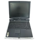 Pair of Toshiba laptops to include Toshiba T3100 in carry case and Toshiba Satellite in Samsonite