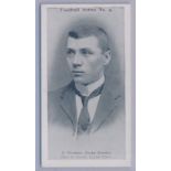 Wills 1902 Football Series - S. Bloomer Derby County single card, near mint/mint condition.