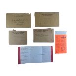 Five telegrams from or on behalf of HM Queen and Prince Charles, later HM King Charles III. First
