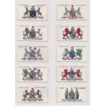 Taddy 1913 Heraldry Series set of 25, in very good to excellent condition, apart from the odd