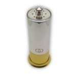 Gucci – A vintage Gucci Pepper Mill/Salt Shaker, in a silver & gold metal finish with GG logo