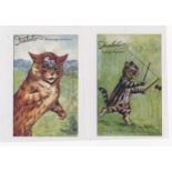 Louis Wain – Tuck’s Post Card ‘Diabolo’ series postcards with “Not so easy as it looks”, “A young