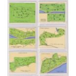 Player 1936 Championship Golf Courses set, in very good cond., apart from one with a light corner