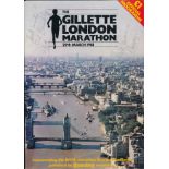 Signed The Gillette London Marathon 29th March 1981, programme from the first ever London marathon