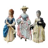 Royal Doulton Gainsborough Ladies range of three figures to include The Hon. Frances Duncombe HN