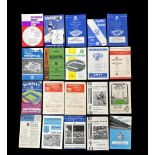 Mainly 1960's football programmes (120+), including internationals, cup fixtures, friendlies,