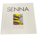 Motor racing. 1994 Senna Portrait of a Racing Legend hardback book by R Hawkins and H Gollner,