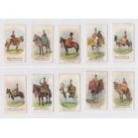 Wills United Services 1909 Drum Horses set of 32, in good condition with some better, the odd card