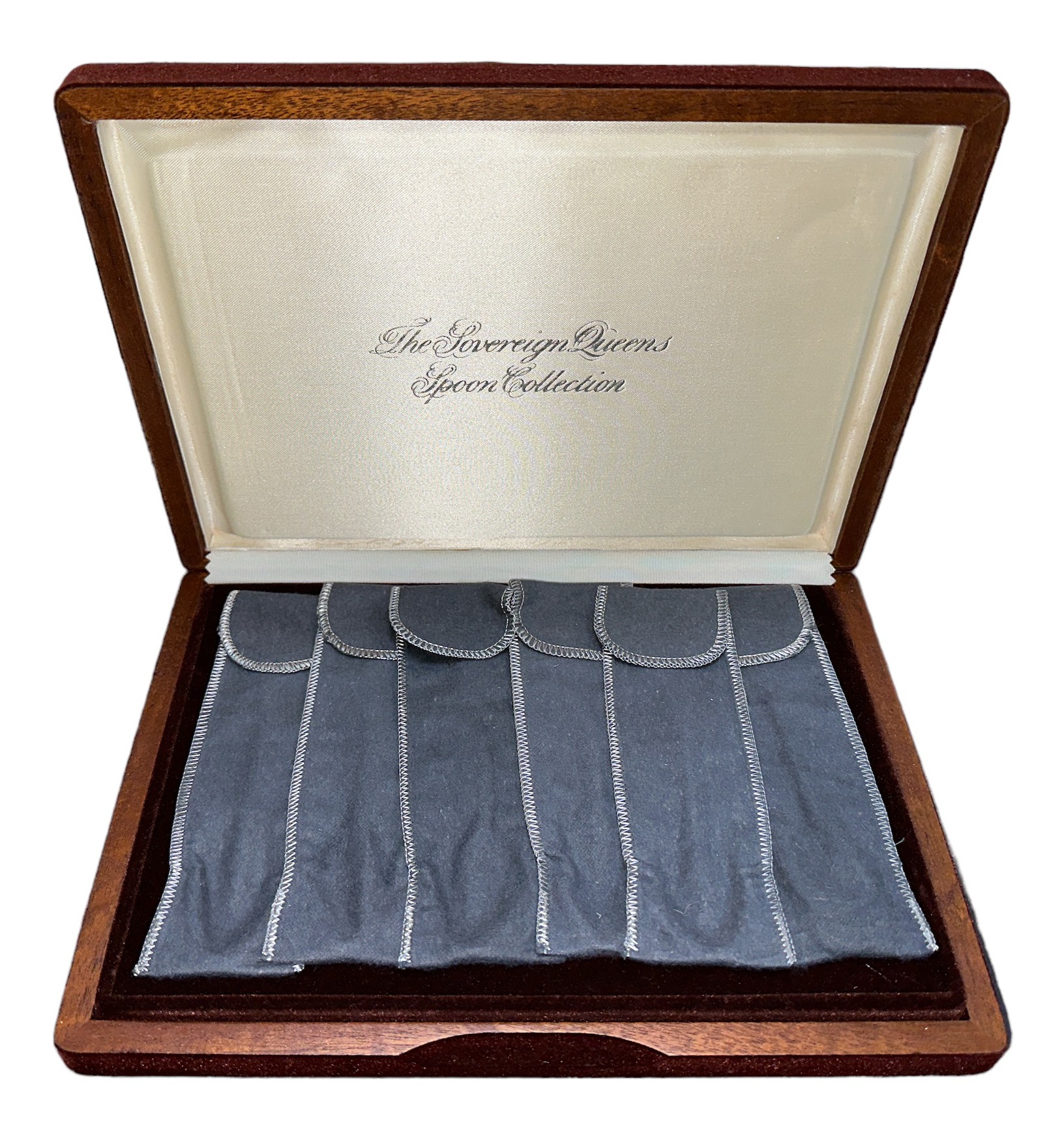 The Sovereign Queens Spoon Collection, members edition containing six silver spoons, with - Image 2 of 5