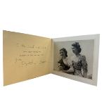 A rare mid 1940s Christmas Card signed by TRH Princess Elizabeth (later HM Queen Elizabeth II) and