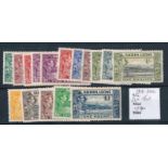 Sierra Leone. 1938-44 set to £1, M. (SG 188-200) Cat £140