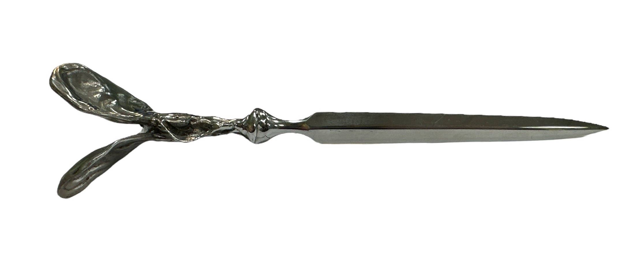 Rolls Royce limited edition Spirit of Ecstasy showroom desk letter opener, as issued by Rolls - Image 3 of 3