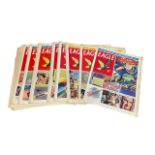 Eagle Comic 1958 complete year set of 52 comics in very good condition.