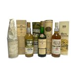 Four bottles of Malt Scotch Whisky to include The Glenlivet 12 Year Old 70cl bottle in