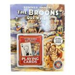 The Broons Oor Wullie Summer Annual 2011 with playing cards giveaway attached, excellent condition.