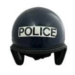 A Police motorcycle helmet by Top-Tek industries. Size 3.