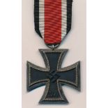 Germany – A Second World War German Iron Cross (2nd Class), dated 1939, with ribbon.