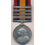 Boer War – Queen’s South Africa Medal (QSA) awarded to 3496 PTE E. SCHNEIDEN 3rd DGN GDS. With