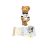 Steiff. Prince Harry 21st Birthday Bear No. 662058, generally excellent in excellent box,