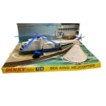 Dinky. US Navy Sea King Helicopter No. 724, generally excellent in good plus pictorial box (small