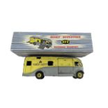 Dinky Supertoys 979 Newmarket Racehorse Transport, grey/lemon yellow body ‘Newmarket Racehorse