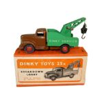 Dinky. Breakdown Lorry No. 25x, generally excellent to good plus in good orange box (staples