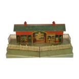 Hornby. O gauge unboxed Windsor Station No. 2E, generally excellent to good plus, with blue-green