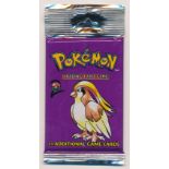 Pokémon Base Set 2 (Two) sealed booster pack (2000). Pidgeot artwork. This pack is taken from one of