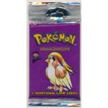 Pokémon Base Set 2 (Two) sealed booster pack (2000). Pidgeot artwork. This pack is taken from one of