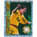 Michael Owen – Michael Owen rookie foil ‘Merlin Premier League Kick Off Sticker Collection’ stickers