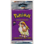 Pokémon Base Set 2 (Two) sealed booster pack (2000). Pidgeot artwork. This pack is taken from one of
