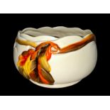 A Clarice Cliff Newport Pottery Autumn Leaf pattern bowl.