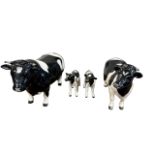 Beswick, a Beswick Friesian Cow Family, including; Beswick Friesian Bull (CH Coddington Hilt Bar)