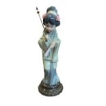 Lladro. Japonesita Sombrilla No. 4988 figurine, excellent in good box with packing pieces.