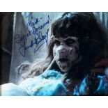 Linda Blair (b.1957) – The Exorcist, framed colour photograph signed by Linda Blair in blue