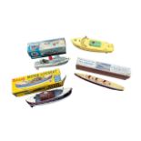 1950s onwards Toy boats Qty 4, good plus to good in good or better boxes (where present), with