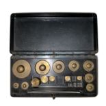 A Griffin & Tatlock Ltd, London, cased set of Microid metric weights, in fitted case with