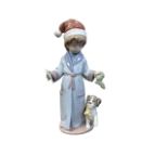 Lladro. Carta a papa Noel (Dear Santa) No. 6166 figurine, excellent in good plus box with packing