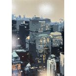 Alicia Dubnyckyj (British, b.1978) – ‘Manhattan Skyline’ limited edition signed giclee