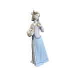 Lladro. Aroma Primaveral (Innocence in Bloom) No. 7644 figurine, excellent in good plus box with